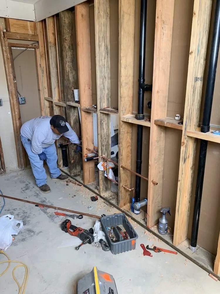 Commercial rough-in plumbing for Water Heater Replacement in Edgewood